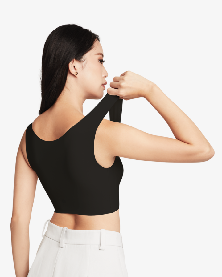 AULORA Seamless Bra with KODENSHI® - Black (1 Box of 2 pcs)