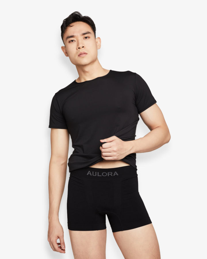 AULORA Boxer with KODENSHI® - Classic - Black (2 pieces)